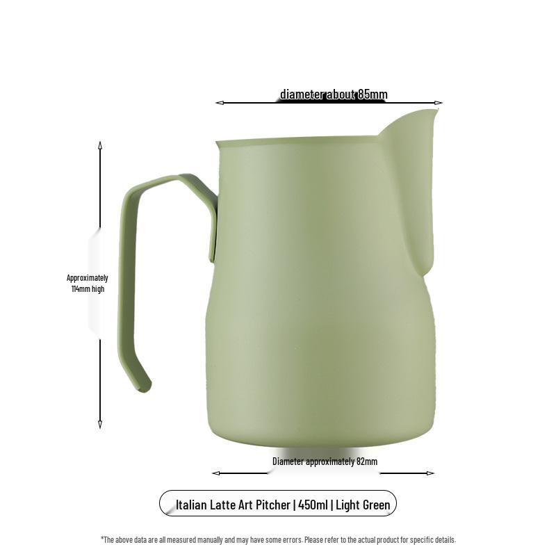 Professional Latte Art Pitcher - Eagle Beak Milk Frothing Cup, 304 Stainless Steel