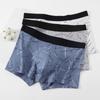 Fenteng [Light Luxury Modal] 3-pack printed boxer shorts men's underwear 10A antibacterial 100% cotton crotch