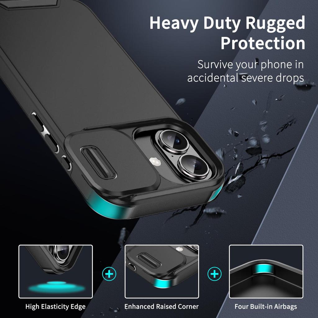 iPhone 17 Pro Max Magnetic Sliding Case: Cross-Border Compatible, Drop Protection Cover
