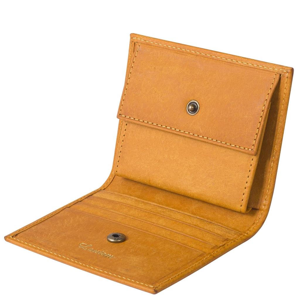 Lautem Herren- und Damen-Geldbörse, klein, schlank, kompakt, aus italienischem Pueblo-Leder. Kompakte Geldbörse aus echtem Leder, Pueblo-Leder