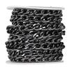 Twisted Chain Curb Chain Black Plated Chain Spool Jewelry Tools Chain Roll  DIY Crafts