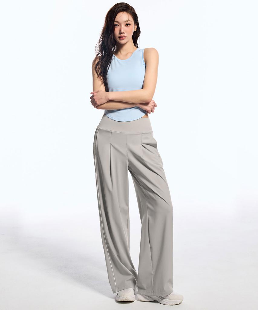 Xexymix Cooling Comfort Piping Pintuck Wide Pants Xfl2Pt1004