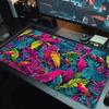 Tropical Parrot Color Mouse Pad Large Gaming Table Cushion Non-slip Laptop Tablet Big Mousepad XXL Mat Mini PC Playmat With Lock Edge