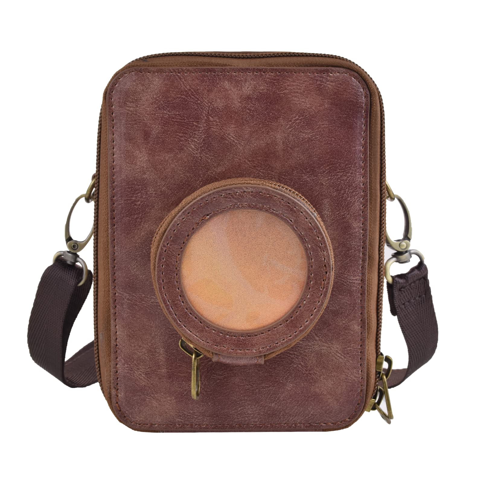 

kinokoo Cheki FUJIFILM Cheki Hybrid Instant Camera Case instax mini Evo Case instax mini Liplay Case with Shoulder Strap MINI Evo Cheki Case Camera