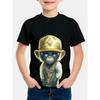 Magliette a Manica Corta con Stampa Scimmia per Bambini Ragazzo Ragazza Camicia Estiva Casual Animale Abbigliamento Bambini Maglietta Top a Manica Corta