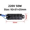 New 92*31mm 220V 50W Incubator Heater 10 Styles Black 70W24V Conductive Bracket Ceramic Air Heater