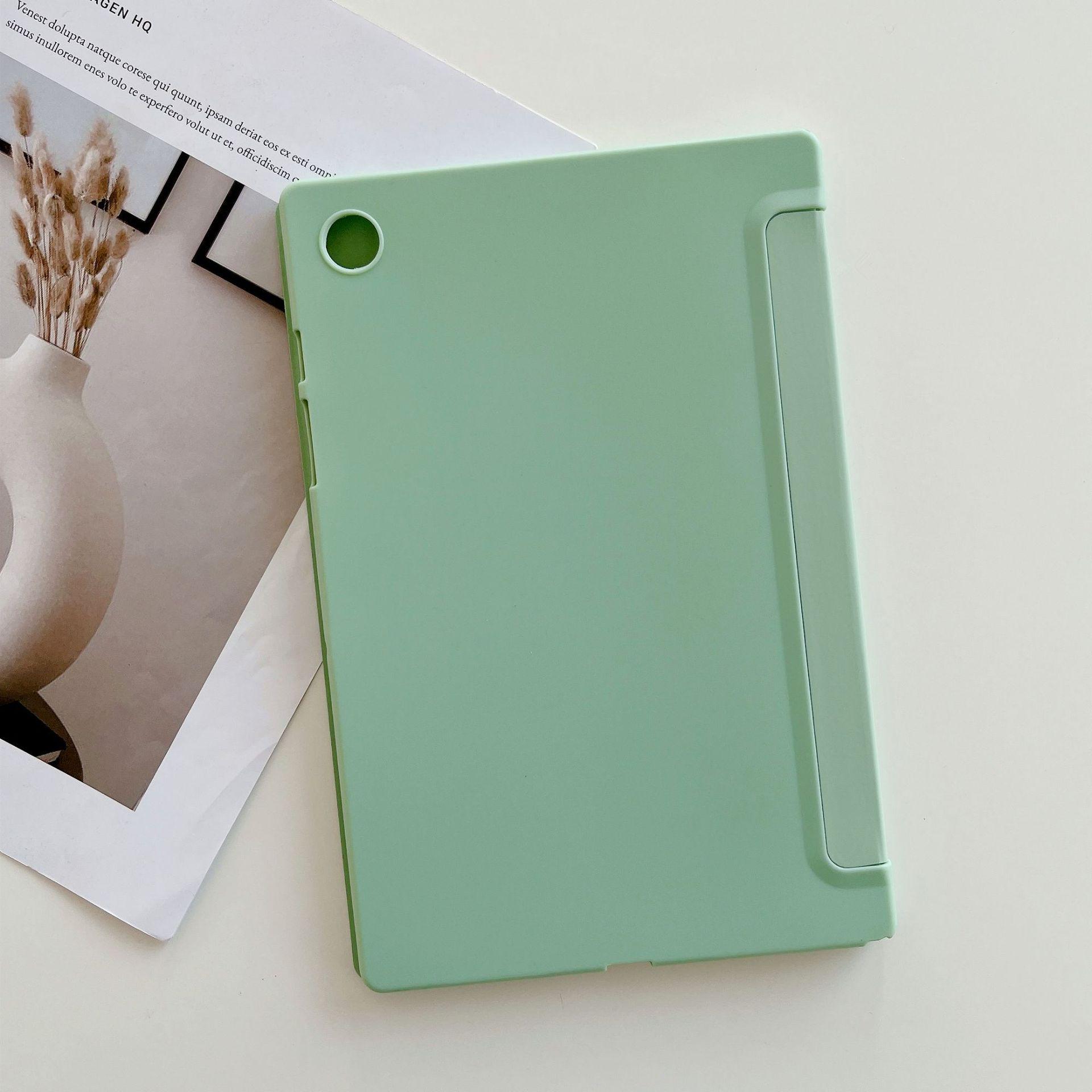 

Чехол для планшета Samsung Tab A9+: Защитный чехол TPU Tri-Fold для A8 Cellular и A7 Lite Tab S9FE Plus/S9 Plus 12.4