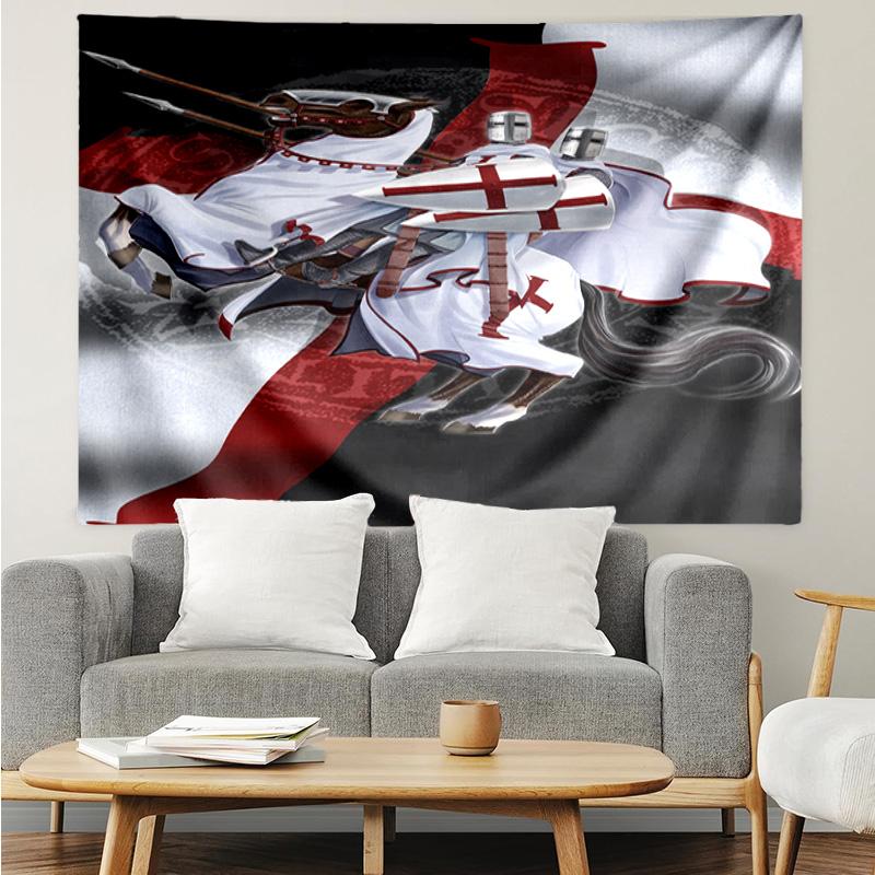 1PC Knightly Warrior In Armor K-pop music group Tapestry Accessories for Bedroom,Livingroom, dormitory Room Wall Decor Fan Birthday Gifts