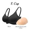 Sutien cu Proteză de Sân din Silicon Detașabilă 2 în 1 Drag Queen Crossdresser Sexy Piept Plat Cupă Mai Mare B/C/D/E Cosplay Bărbați Convergență Piept
