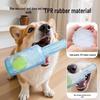 Bite-Resistant Interactive Dog Toy: Sounding Tennis Ball for Self-Play and Molar Cleaning