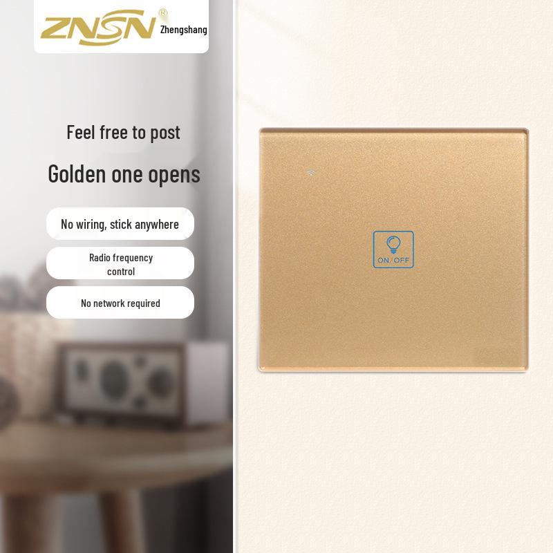 Zhengshang C3 Smart Graffiti Switch: WiFi+RF, Voice Control, EU Standard, Alexa & Google Compatible.