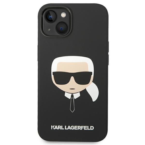 Etui Do iPhone 14 Plus Karl Lagerfeld MagSafe Karl's Head Czarny