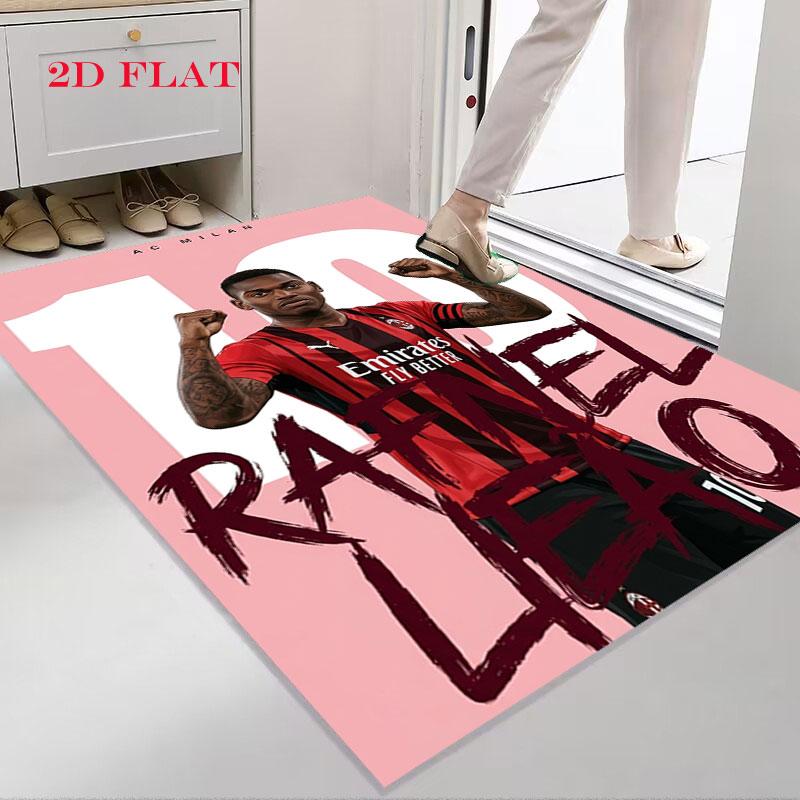 Rafael Leão Player Carpet Rug for Living Room Bedroom Home Sofa Decoration,Kids Play Nonslip Floor Mat