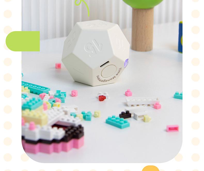 Temporizador electrónico de 12 caras para autodisciplina y gestión del tiempo