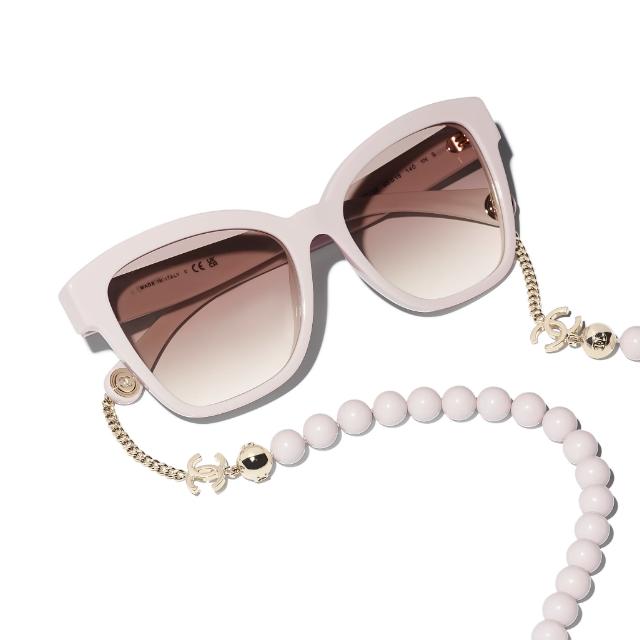 

Chanel 23S Square Pearl Necklace Sunglasses Women sunglasses Gradient-Brown A71510-X08101-S9713 Gradient Brown,55