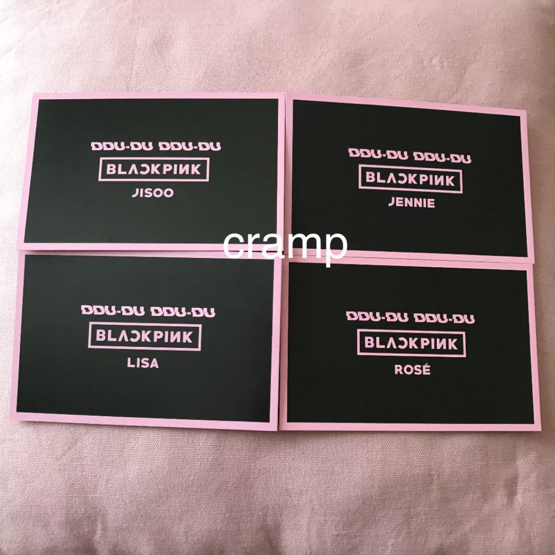 

[USED] Blackpink DDU DU DDU DU MUMO Bonus Postcards (4 pieces)