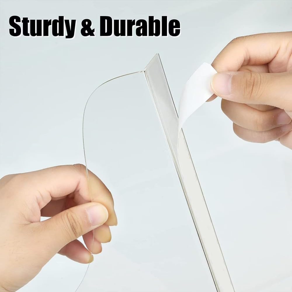 2 Pcs Bathroom Shower Splash Guard for Tub, Bathtub Water Guards, Shower Water Guard for Bathtub Shower Guards Removable, Bathtub Water Splash Guards
