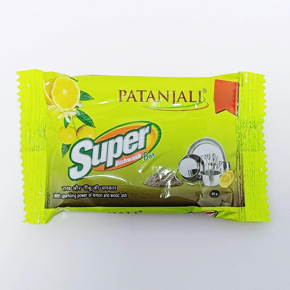 

Patanjali Super Dishwash Bar, With Natural & Superior Cleaning 60gm