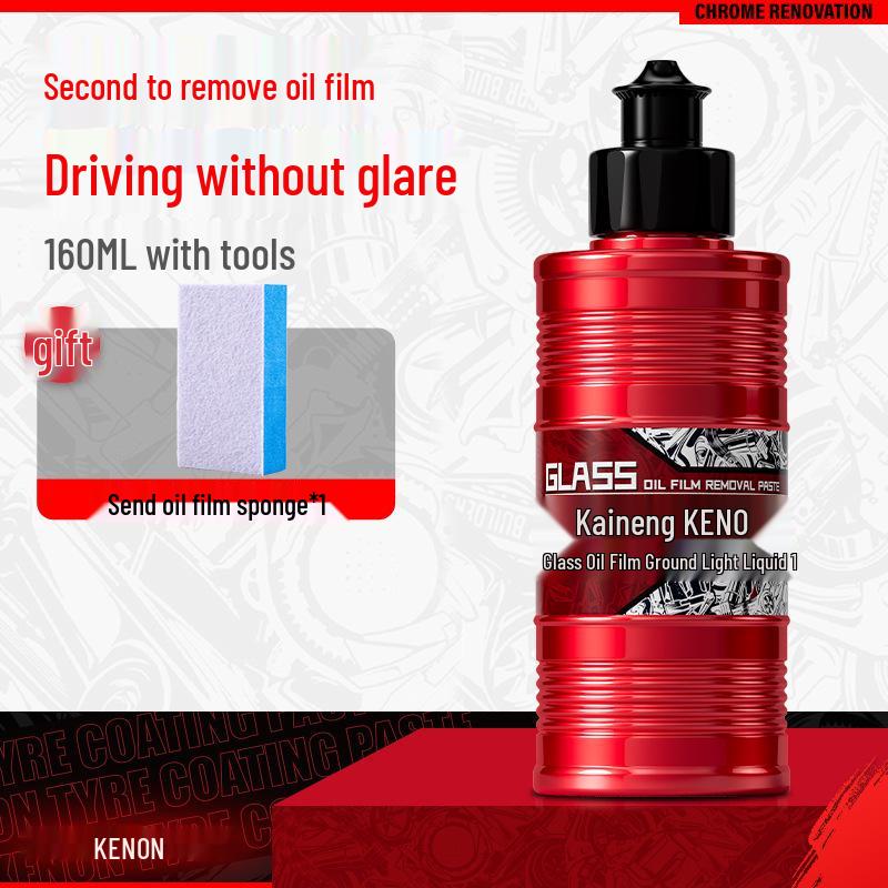 

Kaineng Car Glass Polishing Agent Oil Film Remover for Windshields and Windows 160ml