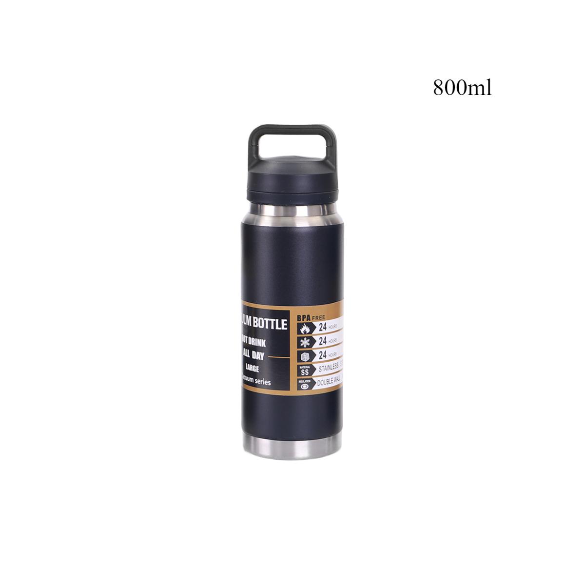 

600/800/1100ML304 Stainless Steel Thermos Bottle with Handle Portable Water Cup Hot and Cold Long Lasting Drinking Water Bottle 1000-1500ml