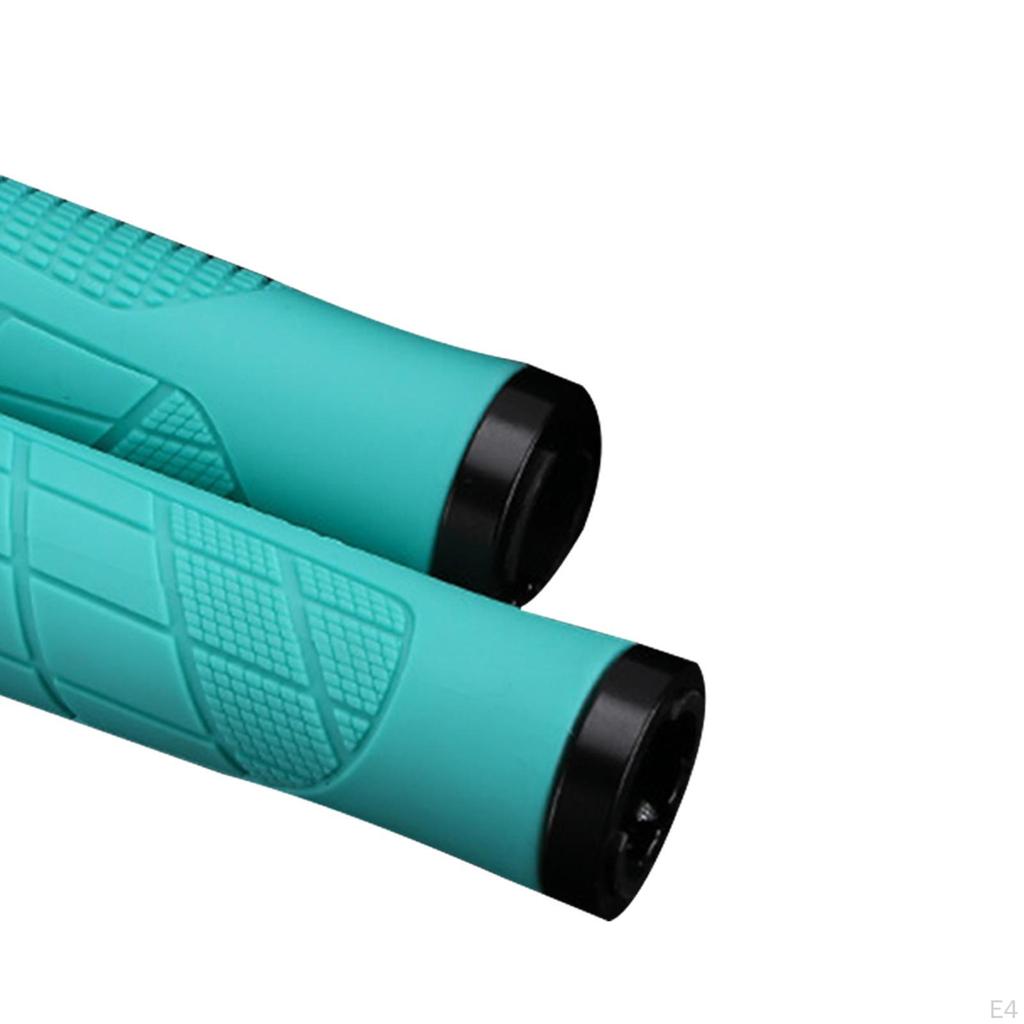 2 Pieces Bike Handlebar Grips Bicycle Comfortable Anti Slip Handle Bar