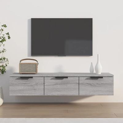 Vidaxl Szafka Ścienna, Szary Dąb Sonoma, 102X30X20 Cm