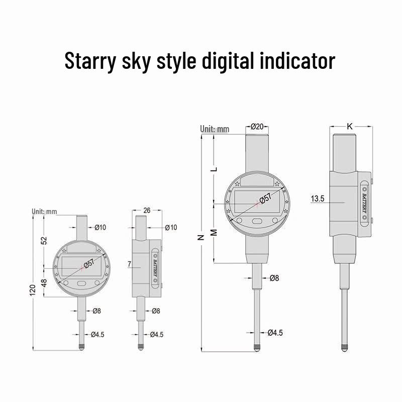 QLR Digital Electronic Dial Indicator Gauge