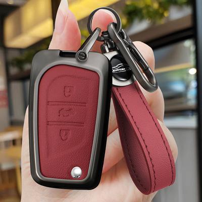 2/3/4 Button Zinc Alloy Car Key Cover Case Auto Shell Holder Protector Fob For Toyota Aygo Yaris Highlander Camry Rav4 Keychain