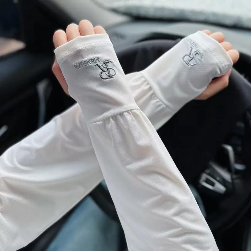 Buz İpeği Yazlık Serinletici Kolluklar UV Korumalı Nefes Alabilen Güneşten Koruyucu Kılıflar Erkek & Kadın için Sürüş Balıkçılık Spor