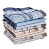 Men's Handkerchief Towels Multicolor Plaid Stripe Men Women Pocket Square Hankies for Grooms Weddings Prom Celebration Party