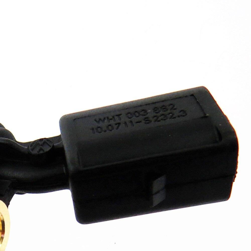 2 Pcs Car Wheel Speed ABS Sensor Rear Left Right for Polo 9N 6R 6C Passat Tiguan A1 A2 A3 TT Fabia WHT 003 862 WHT003863Replacement Sensors2