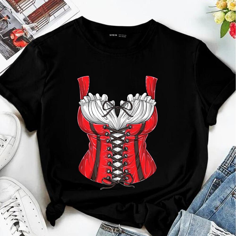 

Женская футболка Эстетическая футболка большого размера Женская футболка с принтом пива для женщин Модные футболки с графическим принтом мультфильмов