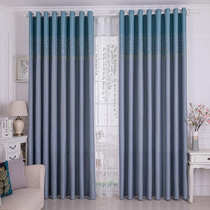 

Новые шторы для гостиной, европейский стиль, тюлевые, фиолетовые, розовые, с высоким затенением, прозрачные занавески для дверей спальни, окон, шторы 2PC W150cm x L270cm