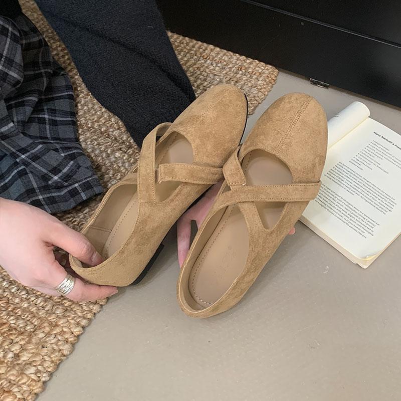 Mode Luxusmode Flache Damen Slipper Damenschuhe Freizeit Schuhe Runde Zehenpartie Damen Mary Janes Flats Lolita Schuhe