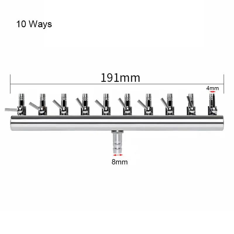 2 4 6 8 10 Ways Aquarium Air Splitter Valve Fish Tank Air Pump Flow Distributor Pump Valve Tap Lever Control Switch Valve