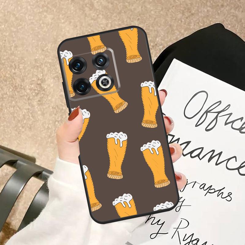 

Pretzel Beer Pattern Case For OnePlus 15R 15 13 13R 13T 12 12R 10T 11 10 Pro Nord 5 CE 2 3 4 Lite N20 N30 Cover OnePlus 15