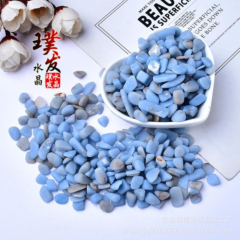 Blue Angel Crushed Stone for Aquarium and Pot Decoration