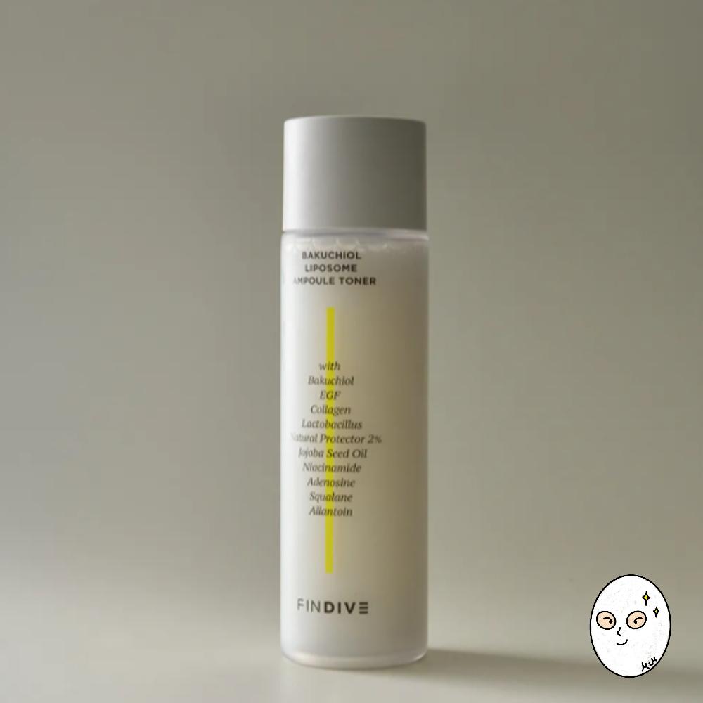 FINDIVE Bakuchiol Liposom Ampullen Toner 150ml