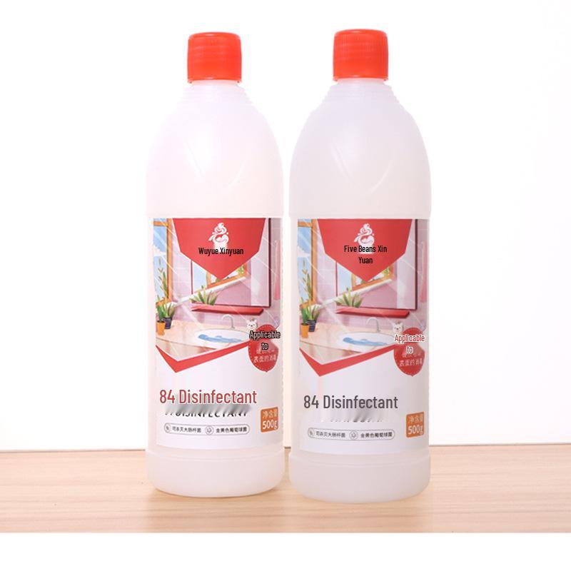 Xinyuan 84 Disinfectant 500g: Household Bleach for Clothes - Deodorizes, Sterilizes, and Disinfects