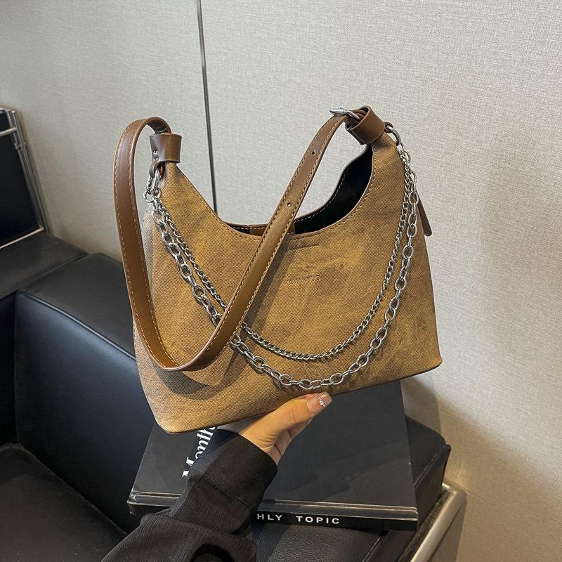Underarm Bag Women's Fashion Versatile Large-capacity Chain Commuter Shoulder Bag