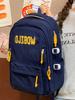 Schoolbag1011 School Bag Junior High School Student Japanese Retro Large Capacity Casual Junior High School Student Backpack Lightweight Versatile 