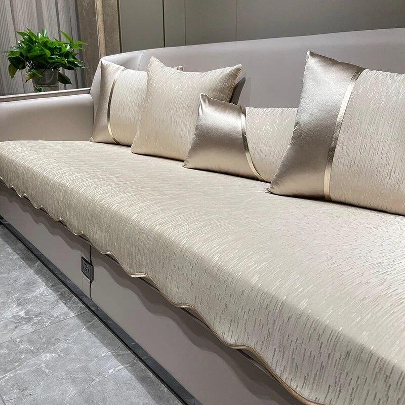 

Роскошные чехлы для диванов в современном стиле, универсальные противоскользящие чехлы для диванов, четыре сезона, диван для гостиной, подлокотник, полотенце, чехол, домашний декор 85x75cm 1pc