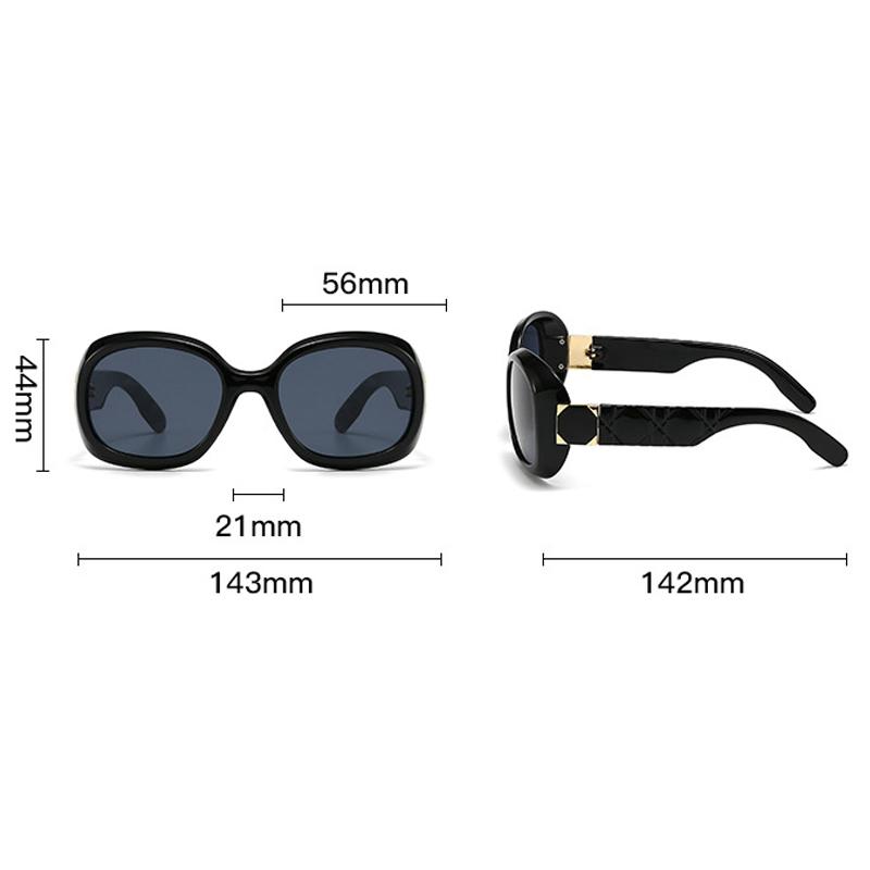 Fashion Sunglasses Stylish Anti-ultraviolet Sunglasses Personality Round Glasses