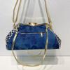 Bag Women'S Diamond Denim Bag Woven Clip Bag Women'S Tide Crossbody Shoulder Bag Handbag