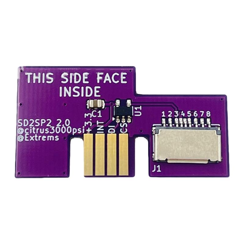 

Картридер Картридер Аксессуары для игр для Game Cube SD2SP2 SDLoad Адаптер для SD-карты Портативный 1