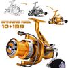 SOUGAYILANG Carp Fishing Reel 4.9:1/5.2:1 Gear Ratio Fishing Reel Spinning Fishing Wheel Fishing Tackle