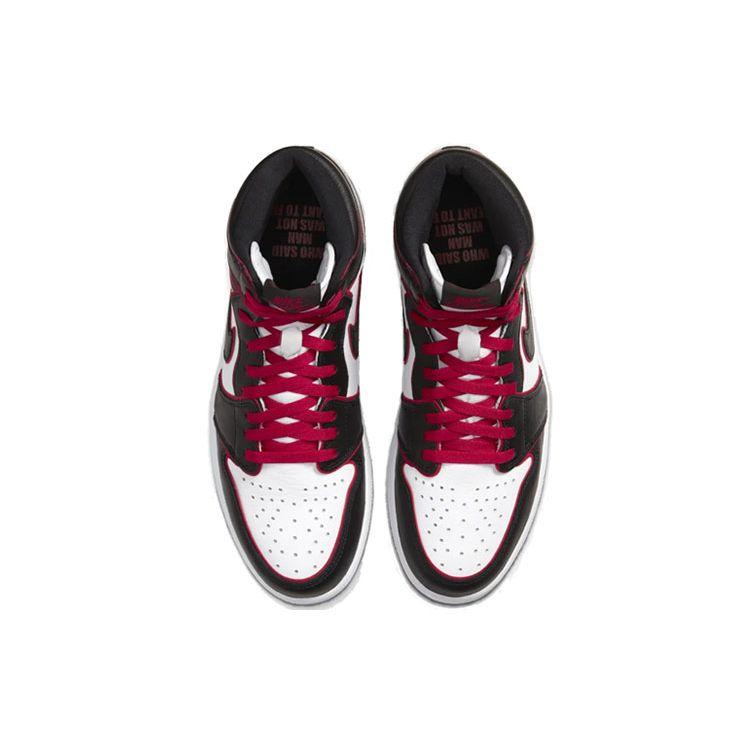 Air Jordan 1 Retro High OG Bloodline Unisex Sneakers Red Black Gym-Red 555088-062