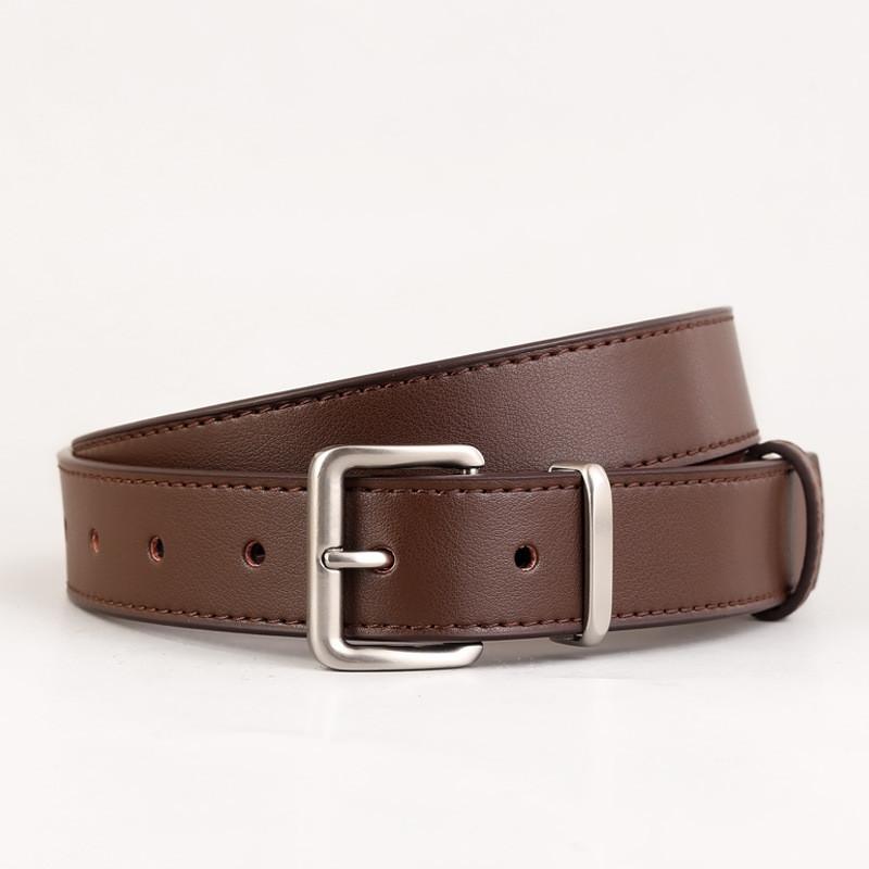 Style Genuine Leather Belt For Women With Alloy Pin Closure Suitable For Casual Outfits