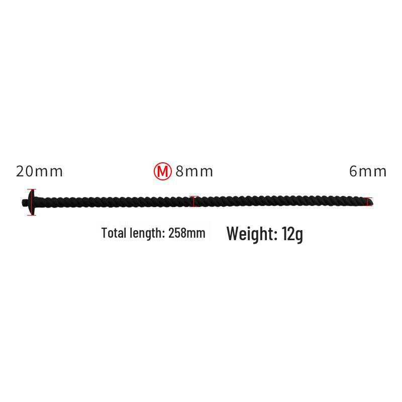 Horse Eye Rod Syringe with Lubricant for Urethral Pain Relief and Dilation