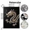 5D DIY Pearl Diamond Painting Kit Majestic Dragon Full Drill Embroidery Mosaic Art Home Wall Decor Gift